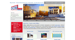 Desktop Screenshot of dombau.cz